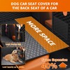 Back Seat Extender for Dogs, Dog Car Seat Cover for