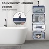 Hanging Travel Wash Bag, Foldable Wash Bag, Large Storage Space,