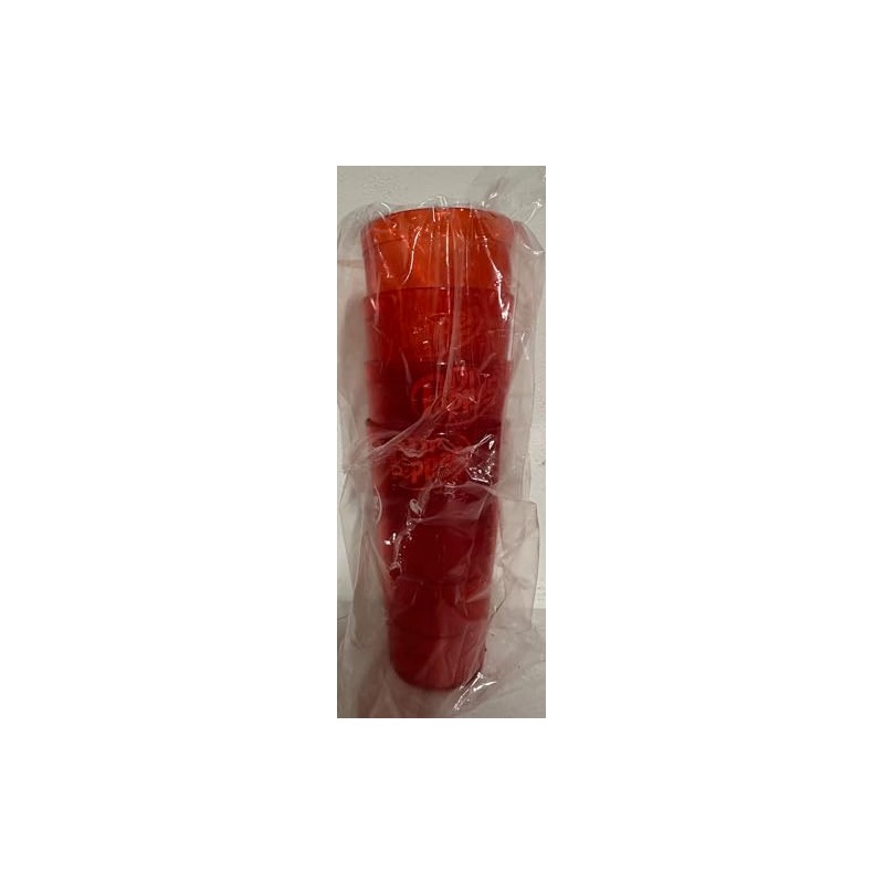BRODYS Compatible With (4) Dr. Pepper Restaurant Red Plastic Tumblers