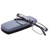 EYEGUARD Readers Metal Deluxe Rectangular Reading Glasses for Men 3.50