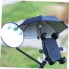 CAXUSD 4 Pcs Compact Phone Umbrellas Decorative Small Umbrellas for