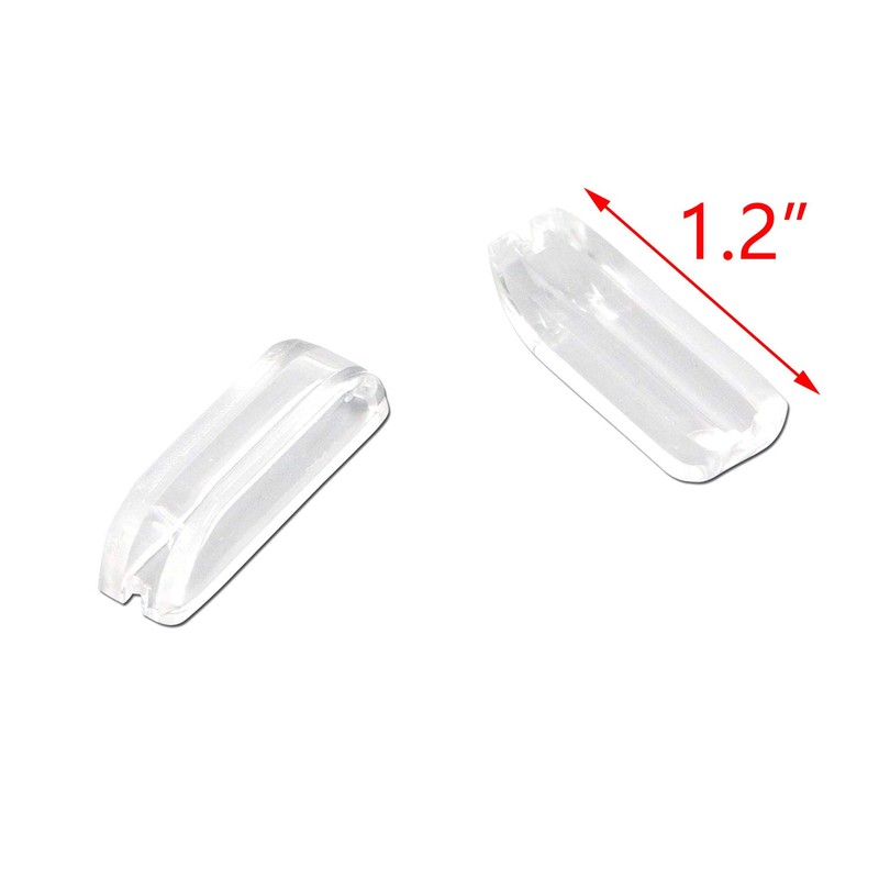 FarBoat 10Pcs Acrylic Pull Plastic Handles 30mm/1.2inch Mini Transparent Hardware