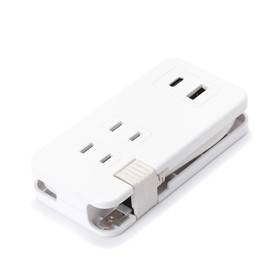 Premium Style iCharger PG-UACTAP04WH AC Power Strip with USB Port, White (3 AC, 1 USB-A, 1 USB-C)
