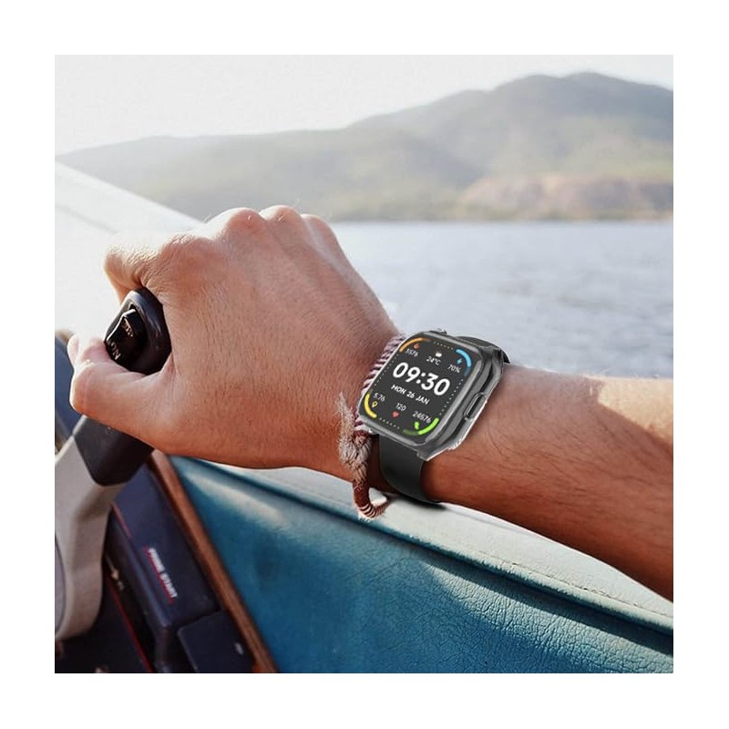 IDW26 Smart Watch Case, Lamshaw TPU Case with Screen Protector