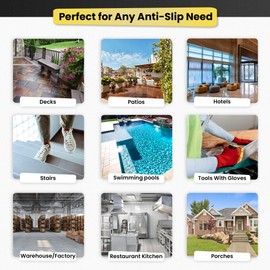 SLIP NO MORE Grip Tape – Black Anti Slip Tape – 2inch by 15ft Heavy Duty Stairs Anti Slip Tapes for All Surfaces with Protective Liner Grip Tape for Stairs- Non Slip Tape - Ramps Skateboard Grip Strip