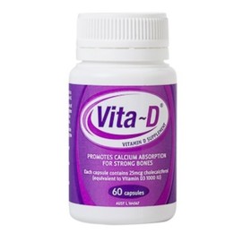 Vita-D (Vitamin D3 1000IU) Cap X 60 (Generic for OSTELIN)