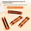 12 Pieces Hair Perm Rods U-shaped Perming Insulation Clip Set