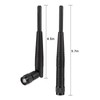 Eightwood 5dBi 2.4GHz WiFi Antenna RP-TNC Male Antennas (2-Pack) Compatible