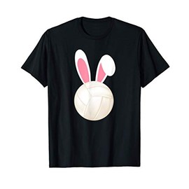 Cute Volleyball Easter Bunny Ears Funny Rabbit Player Coach T-Shirt