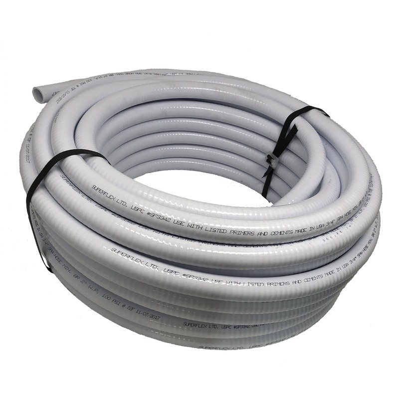 Sealproof 2" Dia Flexible PVC Pipe, Pool and Spa Hose,