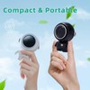 Portable Mini Fan with USB Rechargeable Battery, Personal Neck Fan