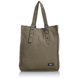 AOT Casual Vertical Tote Bag (B4 Compatible), Khaki