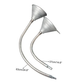 Metal Funnel Flexible 24.8inch for Car and Motorcycle Emergency Refueling