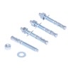 Vestil AS-383-4PK Steel Concrete Sleeve Anchor Bolts 4 Pack 3/8