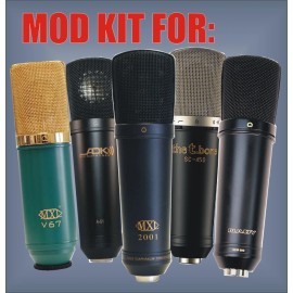 MXL Microphone Mic Mod Upgrade Kit for ADK A51 Joe Meek JM47 TBone SC450 Audix CX111