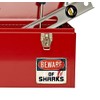 2 x 10cm Beware of Sharks Sticker Car Laptop Decal