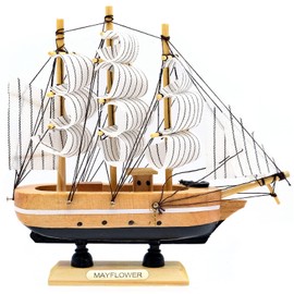 16 cm Sailing Boat Model Decoration, Wooden Ship Model, Sailing Ship Decoration, Nautical Maritime Decoration, Small Decorative Sailboat for Desktop Office
