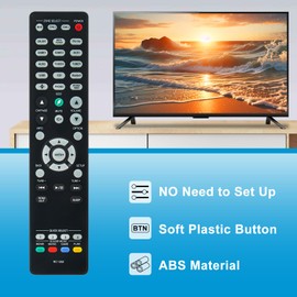 VINABTY Replacement Remote Control Suitable for Denon AV Receiver AVR-X4800H AVR-S640H AVR-S900W AVR-X1700 AVR-X1600H AVR-X2800H AVR-S730H AVR-X2300W AVR-X3100W AVR-S660H