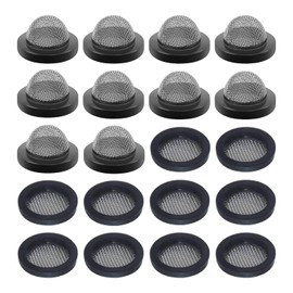 20 Pieces Of Filter Mesh With Sealing Ring, Faucet Filter Mesh, Faucet Accessories, And Are Also Suitable For Garden Hoses And Shower Heads.