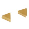 Accusize Industrial Tools Tpg221 Tin Coated Carbide Inserts, 10 Pcs/Box,