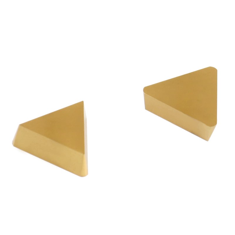 Accusize Industrial Tools Tpg221 Tin Coated Carbide Inserts, 10 Pcs/Box,