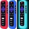 3 Pack Remote Case for Roku, Battery Cover for TCL