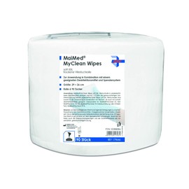 MaiMed MyClean Wipes Soft XXL Dry Fleece Roll 90 Pieces 42 g/m2 Size XXL Cloth 29 x 26 cm