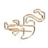 100pcs Flamingo Paper Clip Cute Animal Shape File Note Page