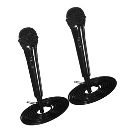 Gatuida 2pcs Wired Dynamic Microphone for Singing Karaoke and Live Streaming Handheld Vocal Mic with Connector for Home Use Amplifier Compatibility and Audio Clarity