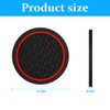 Mandark 4PCS Car Cup Holder Coasters, 2.75 Inch Non-Slip Insert