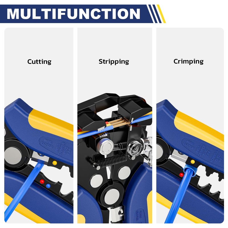 haisstronica 201PCS Wire Stripper Kit - Automatic Wire Stripping Tool