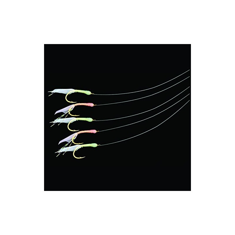 Mustad USR09-SPR-6-1 Up Sabiki Rig Shrimp Poly Fishing Terminal Tackle