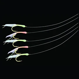 Mustad USR09-SPR-6-1 Up Sabiki Rig Shrimp Poly Fishing Terminal Tackle (1 Pack), Multicolor, Size 6