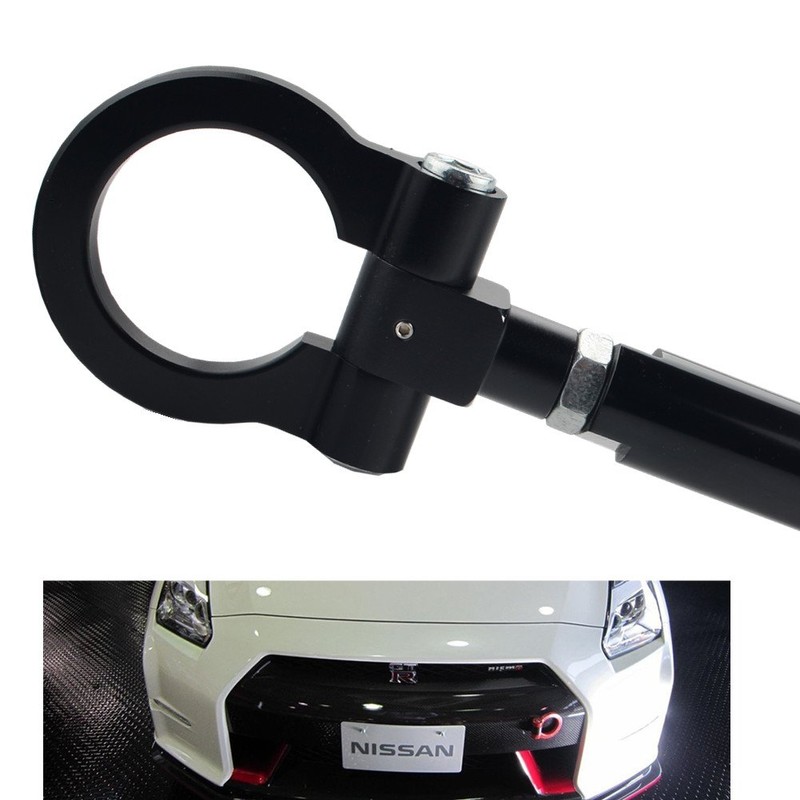 Dewhel JDM Folding Screw On Racing T2 Tow Hooks Front