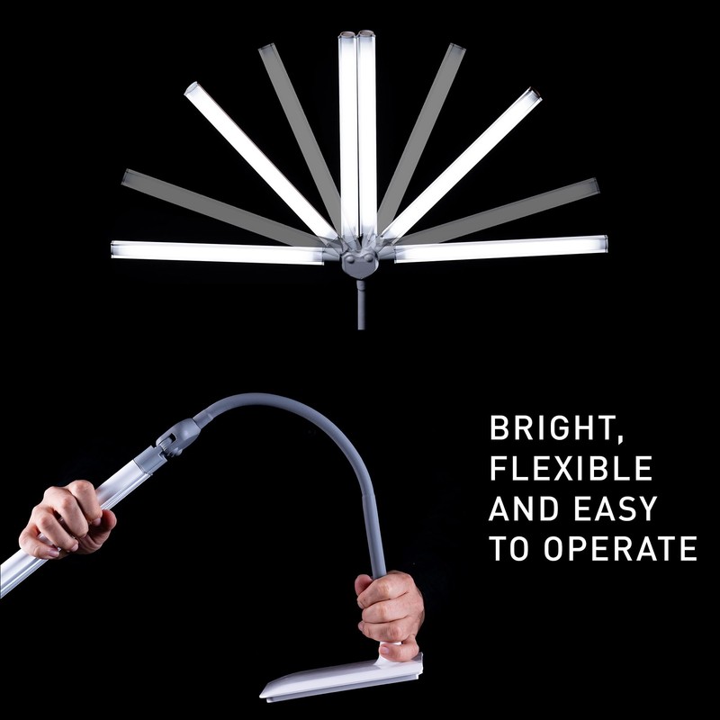 daylight DuoPro™ Table Lamp - Double Shade LED Task Lamp,