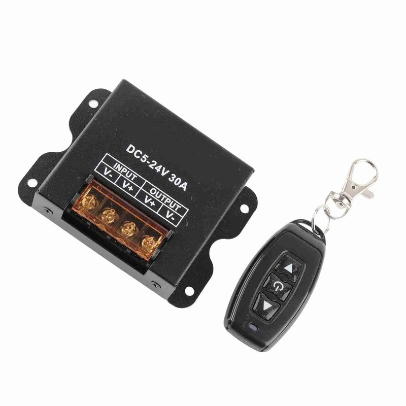 LED Single Color Dimmer Controller 3 Keys RF Large Power