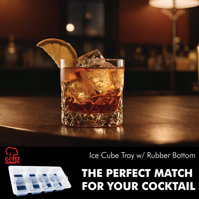 Ice Cube Tray w/Rubber Bottom