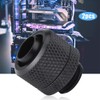 ASHATA Water Cooling Compression Fitting 2PCS G1/4 Thread Flexible Tube