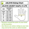 eGlove - eQUEST GripPro X-LITE Riding Gloves - Lightweight, Breathable,