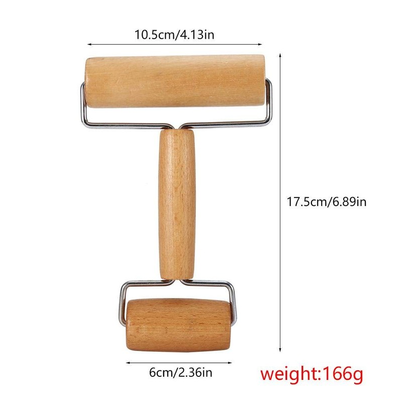 Socialme-eu(# 1) Rolling Pin Pastry and Pizza Baker Rolls Wooden