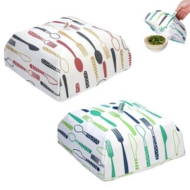 フードカバー 保冷 食卓カバー おしゃれ ミニ 2個セット 折りたたみ 保温 洗える 簡単収納 ピクニック/BBQ/食卓テーブル 防塵保温用 フードカバー 小さめ