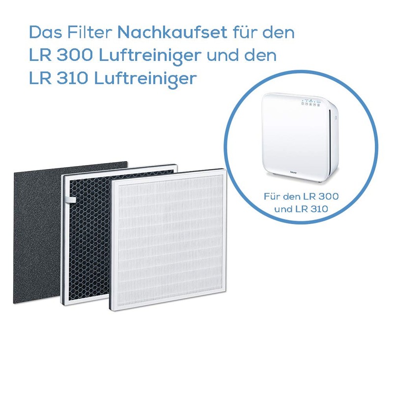 Beurer LR 310/LR 300 Filter Replacement Kit, Triple Layer Filter