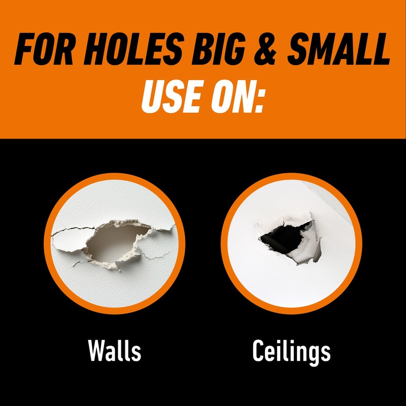 Gorilla Wall Repair Kit Featuring Gorilla Heavy Duty Wall Repair