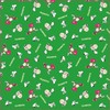 Ken Onishi Peanuts Lunch Series Lunch Cloth, Green LETTER SLK-702