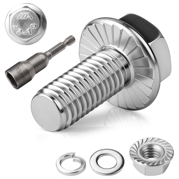 TXXATX M8 Hexagon Bolts M8 Screws Set Stainless Steel A2