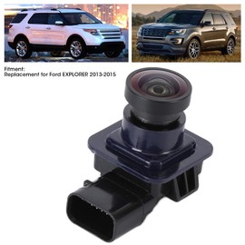 Fydun Cámara de Visión Trasera de Respaldo, Cámara de Seguridad para Estacionamiento EB5Z ‑ 19G490 ‑ A Herramienta de Asistencia para Aparcar a Prueba de Agua IP68 Reemplazo para Explorer 2013-2015