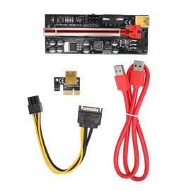 PCIE Riser Adapter Card 1x to 16x Stable Connection Multilayer Shielded Adapter Card for Linx for Win7 8 10