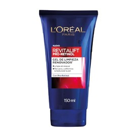 L'Oreal Paris Revitalift Pro Retinol gel de limpieza 150ml, para prevenir arrugar mientras unifica y renueva tu piel.