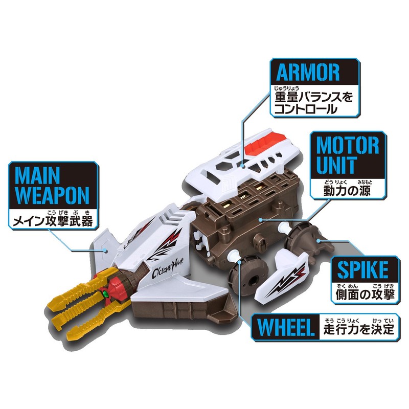 Blake Todorokikiba (Gouga) cyclone Hawk (flash White)