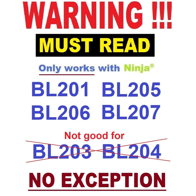 Ninja 40oz Pitcher Bowl for BL201 BL205 BL206 BL207 700w